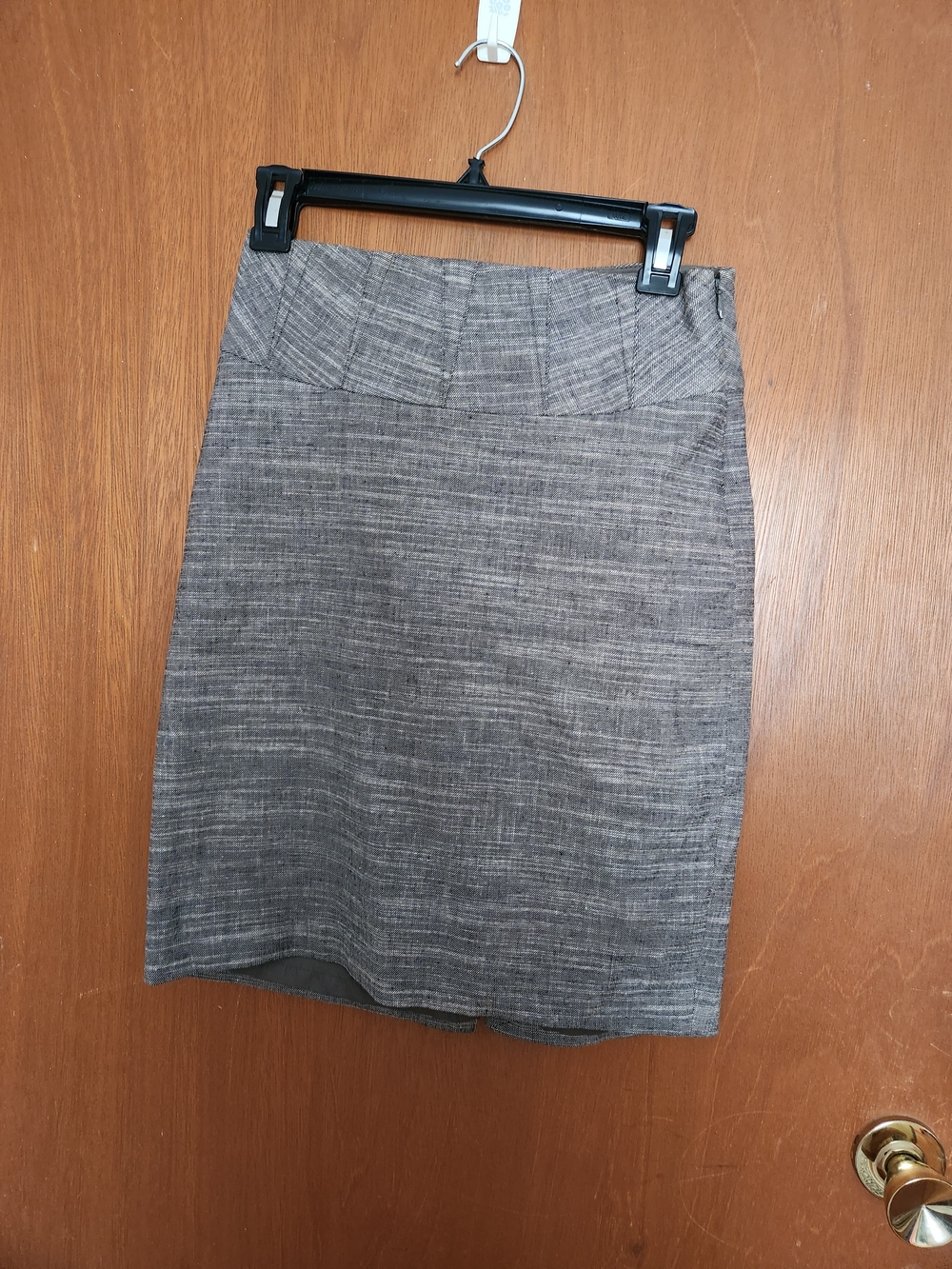 The Limited Heathered Gray Pencil Skirt